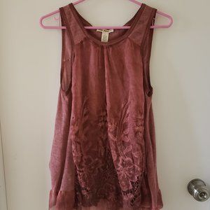 Indigo Thread Co Mauve Sleeveless Blouse